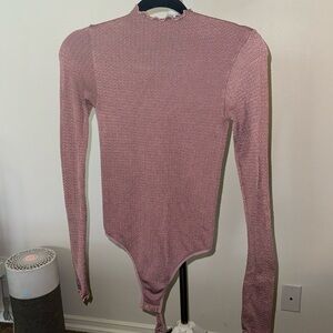 Intimately by Free People long sleeve blush bodysuit